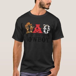 Pap 1e Eerste Verjaardag Cowboy Western Rodeo Part T-shirt