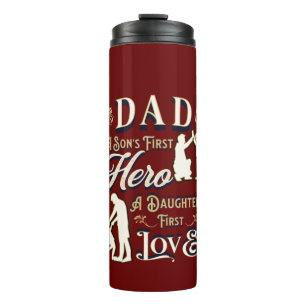 Pap A Son's First A Daughters First Love Thermosbeker