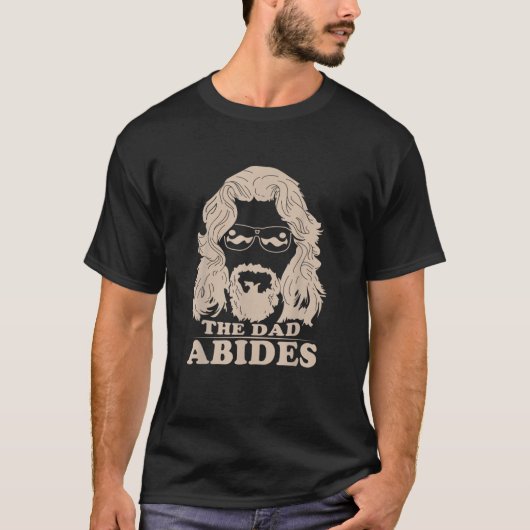 Pap Abides , unieke vaderdag grappige vader T-shirt (Voorkant)