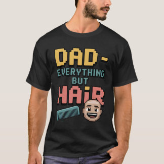 Pap – Alles ontgrendeld... behalve haar-pixel kuns T-shirt