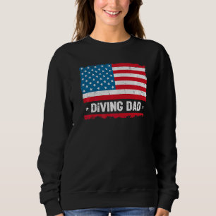 Pap Amerika duiken Vlag Patriot Trui