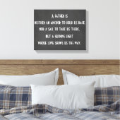 Pap Anchor Quote Canvas Afdruk (Insitu (Slaapkamer))