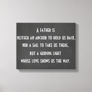 Pap Anchor Quote Canvas Afdruk