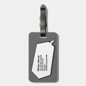 PAP! Bagage label. Comic Version reizen label Bagagelabel (Achterkant verticaal)