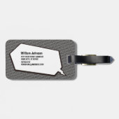 PAP! Bagage label. Comic Version reizen label Bagagelabel (Achterkant horizontaal)