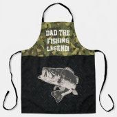 Pap Bass Vist Legend Sports Camo Apron Schort (Voorkant)