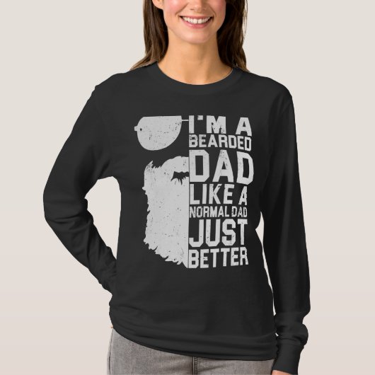 Pap Beard Humor Vaderdag Idea T-shirt (Voorkant)