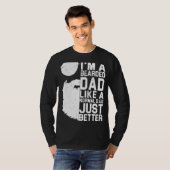 Pap Beard Humor Vaderdag Idea T-shirt (Voorkant volledig)
