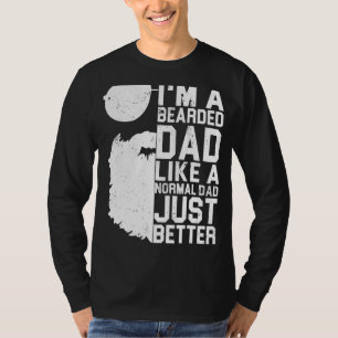 Pap Beard Humor Vaderdag Idea T-shirt