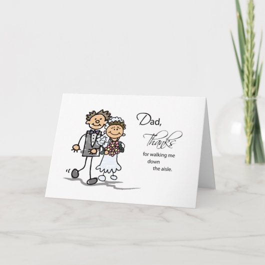 Pap, Bedankt om me door het Aisle Man te laten lop (Voorkant)