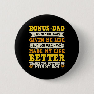 Pap Bedankt voor het pikken met mijn moeder Ronde Button 5,7 Cm