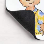 Pap, Bedankt voor zo'n geweldige ROLL-modelmuze. Muismat (Hoek)