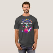 Pap Birthday Creter Buitenspace Birthday Familie T-shirt (Voorkant volledig)