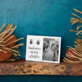 Pap Birthday Fathers Day Handprint Foto Fotoplaat (Zijkant)