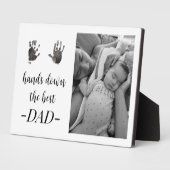 Pap Birthday Fathers Day Handprint Foto Fotoplaat (Zijkant)