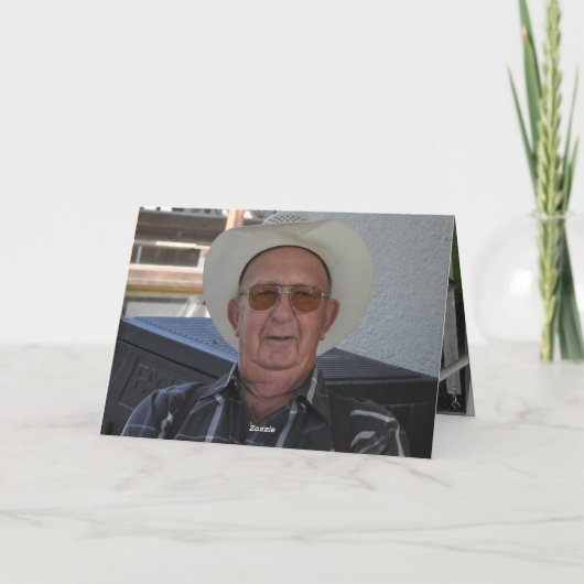 Pap Birthday Sjabloon (Achterkant)