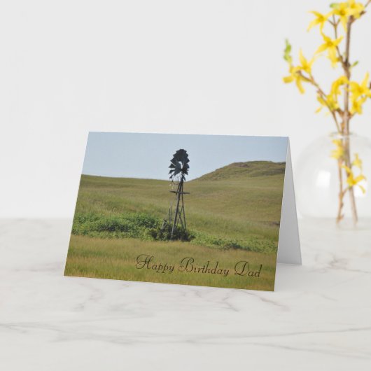 Pap Birthday Sjabloon (Gele Bloem)