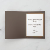 Pap Birthday, Vaderdag, Rustic Barn Kaart (Binnen)