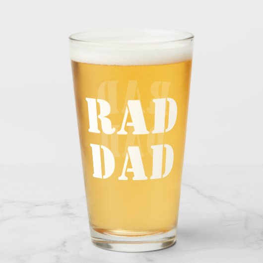 Pap blanke moderne typografie cool glas (Voorkant gevuld)