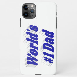 Pap blauwe tekst iPhone 11Pro max hoesje