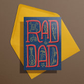 Pap Blue Doodle Vaderdag Wenskaart Kaart