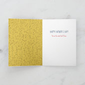 Pap Blue Doodle Vaderdag Wenskaart Kaart (Binnen)