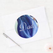Pap Blue Tulips Sticker (Envelop)