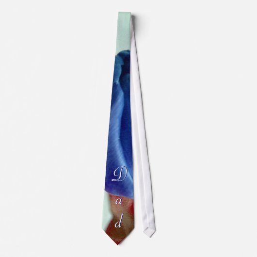 Pap Blue Tulips Stropdas (Voorkant)
