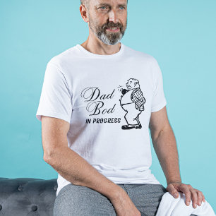 Pap Bod aan de gang Funny Fathers Day T-shirt