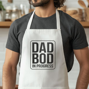 Pap Bod aan de gang - Humor voor vaderdag Standaard Schort