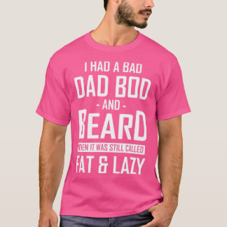 Pap Bod en Beard Humor T-shirt
