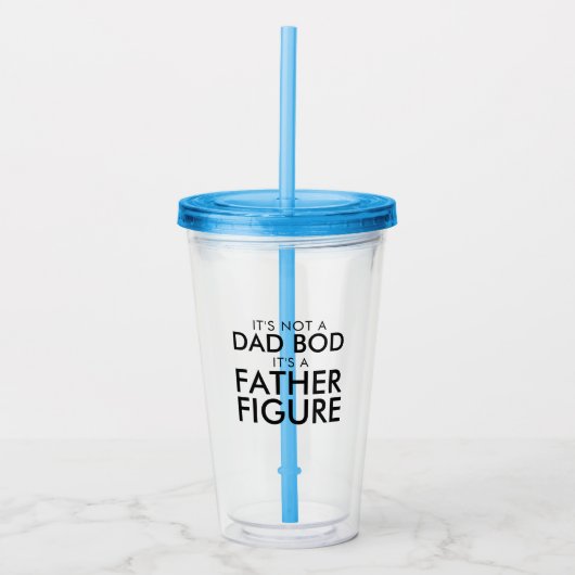 Pap Bod Father Figuur Acryl Drinkbeker (Voorkant)