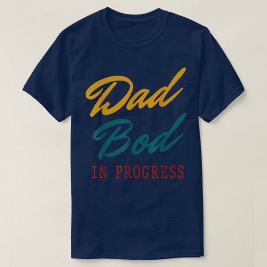  pap Bod in uitvoering het beste voor dads vader" T-shirt (Design voorkant)