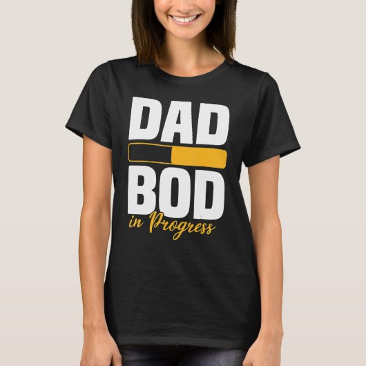 Pap Bod in uitvoering Vader in laden Vader Figuur  T-shirt (Voorkant)