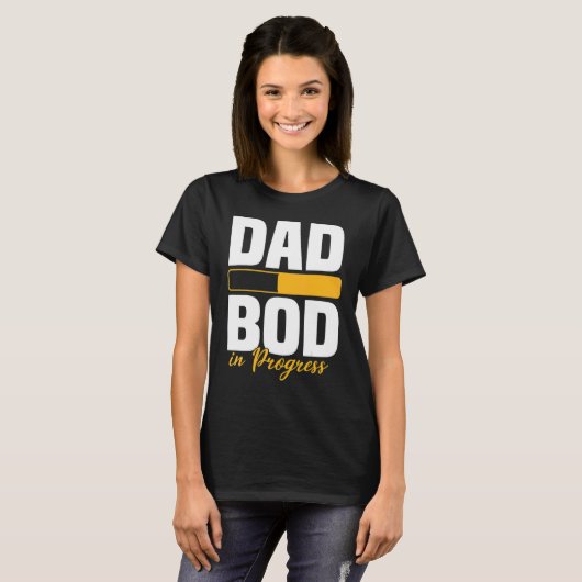Pap Bod in uitvoering Vader in laden Vader Figuur  T-shirt (Voorkant volledig)