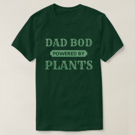 Pap Bod met Planten Glitter T-Shirt