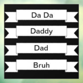 Pap Bruh Window Decal (Vel 3)