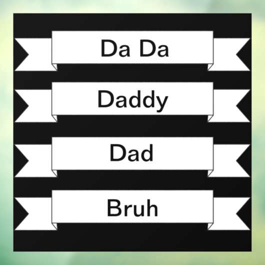 Pap Bruh Window Decal (Vel 3)