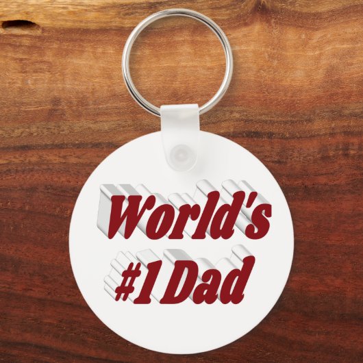 Pap burgundy-tekst sleutelhanger (Achterkant)