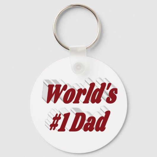 Pap burgundy-tekst sleutelhanger (Achterkant)