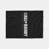 Pap Call of Daddy Ouderschap Ops Gift Fleece Deken (Voorkant (Horizontaal))