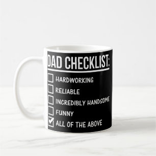 Pap Checklist hardwerkend betrouwbaar ongelooflijk Koffiemok