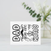 Pap Chess King Briefkaart (Staand voorkant)