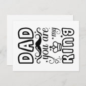 Pap Chess King Briefkaart (Voorkant / Achterkant)