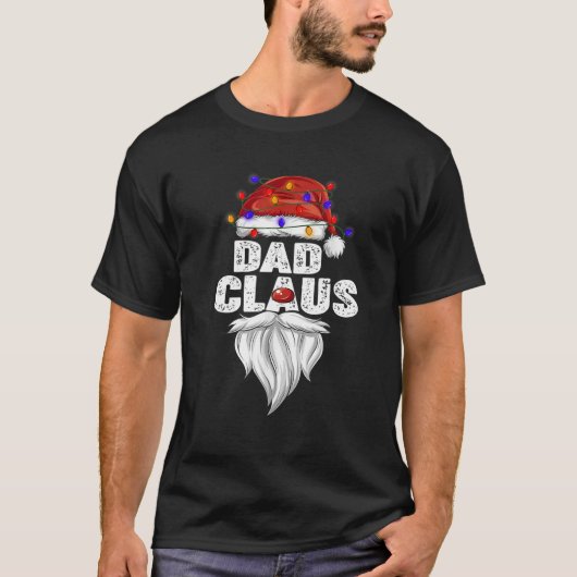 Pap Claus, Familie Matching Pajama T-shirt (Voorkant)
