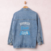 Pap Club Funny Divorce Party Denim Jacket (Hangar)