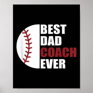 Pap Coach Ever Honkbal Vaders Dag Honkbal Pap C Poster