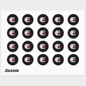 Pap Coach Ever Honkbal Vaders Dag Honkbal Pap C Ronde Sticker (Vel)