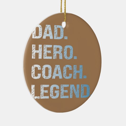 Pap coach keramisch ornament (Rechts)