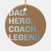 Pap coach keramisch ornament (Voorkant)